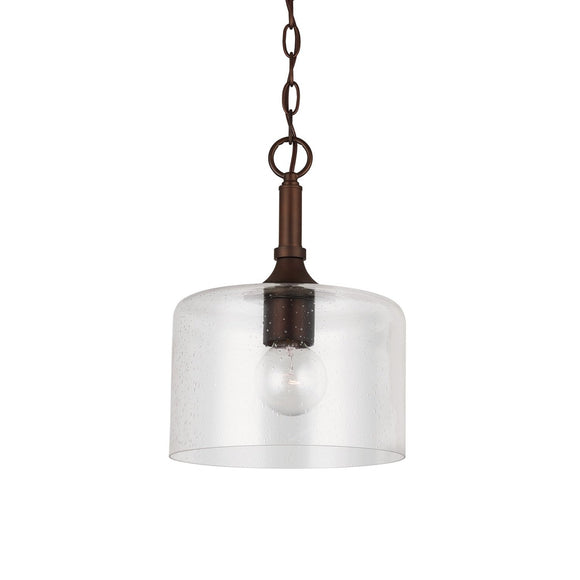 Capital Lighting 1 Light Pendant 339311BZ Coastal Lighting