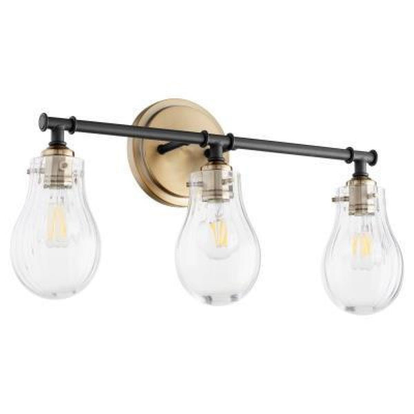 Quorum 3LT CLR/FLUTED VNTY - NR 511-3-69 Coastal Lighting