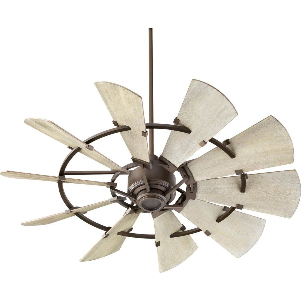 Quorum 52 Windmill Ceiling Fan - Oiled Bronze 95210-86 Coastal Lighting