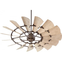 Quorum 60 Windmill Ceiling Fan - Oiled Bronze 96015-86 Coastal Lighting