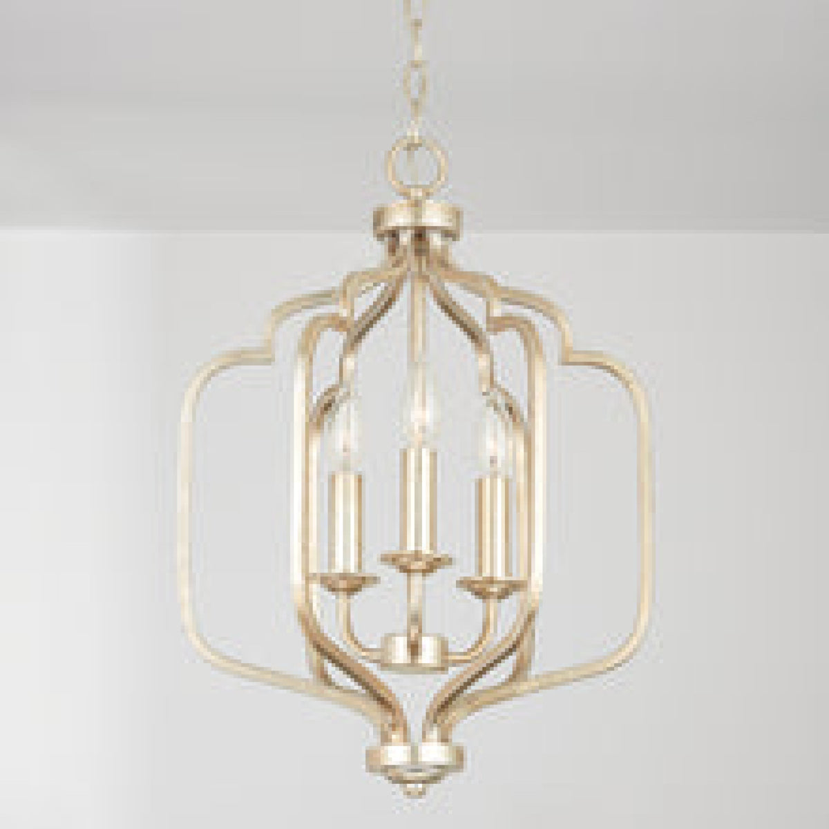 Coastal Lighting 9NLFH Ophelia 3 LIGHT Foyer in Winter Gold Coastal Lighting