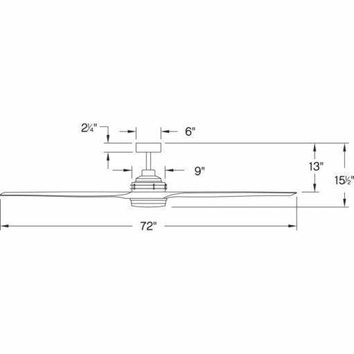 Hinkley Artiste 72 LED Fan - Graphite/Driftwood 900172FGT-LWD Coastal Lighting