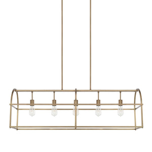 Capital Lighting Five Light Island Chandelier 825751AD Coastal Lighting