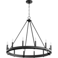 Quorum Aura 12 Light Chandelier 611-12-69 Coastal Lighting