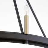 Quorum Aura 8 Light Chandelier 611-8-69 Coastal Lighting