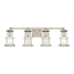 Capital Lighting Beaufort Four Light Vanity Fixture 127441MS Coastal Lighting
