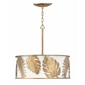 Hinkley Botanica Drum Chandelier FR35105BNG Coastal Lighting