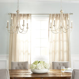 Quorum Brooks 5 Light Chandelier 6250-5-86 Coastal Lighting