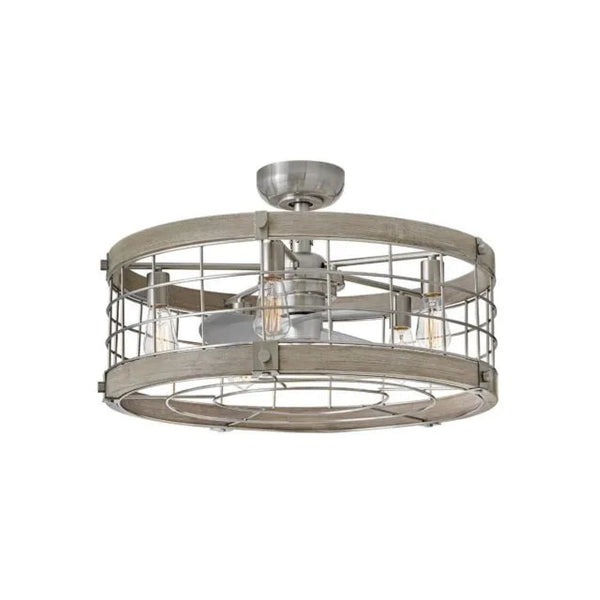 Hinkley Bryce 27 LED Fandelier - Brushed Nickel 904627FBN-LIA Coastal Lighting