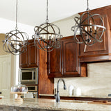 Quorum Celeste 4 Light Chandelier 6009-4-17 Coastal Lighting
