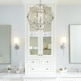 Quorum Celeste 4 Light Chandelier 6009-4-17 Coastal Lighting