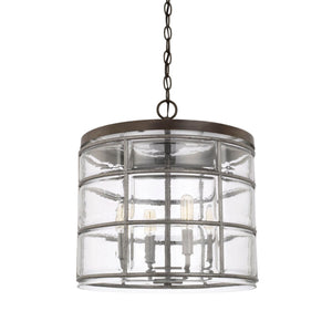 Capital Lighting Colby Four Light Pendant 329441UG Coastal Lighting