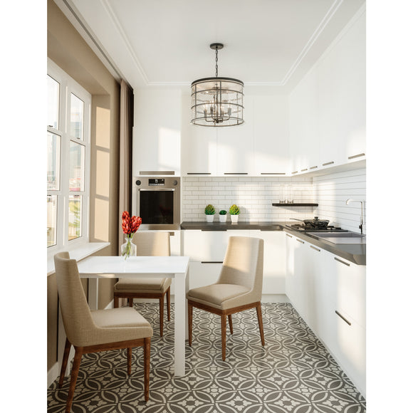 Capital Lighting Colby Four Light Pendant 329441UG Coastal Lighting