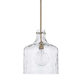 Capital Lighting Homeplace One Light Pendant 325717AD Coastal Lighting