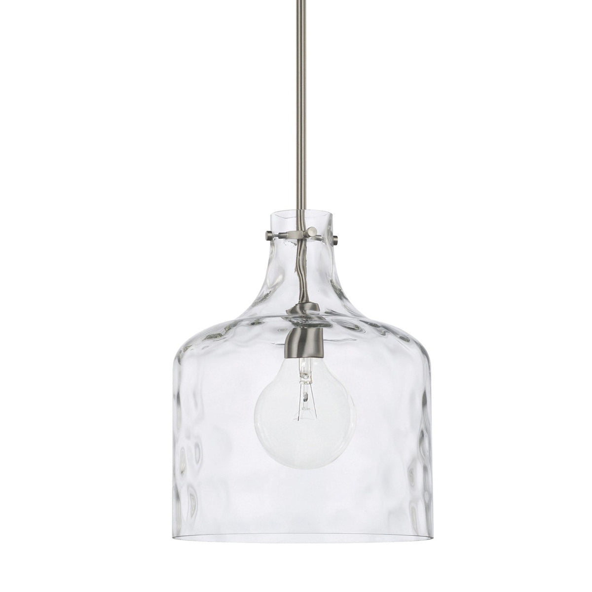 Capital Lighting One Light Pendant 325717BN Coastal Lighting