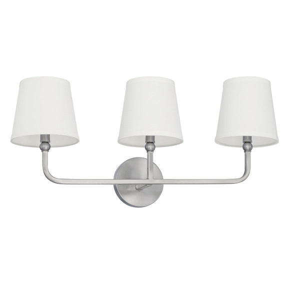 Capital Lighting Three Light Vanity Fixture 119331BN-674 Coastal Lighting