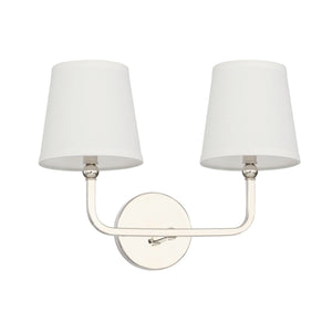 Capital Lighting Two Light Vanity Fixture 119321PN-674 Coastal Lighting