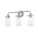 Z-Lite Delaney 3 Light Vanity 471-3V-BN Brushed Nickel Coastal Lighting