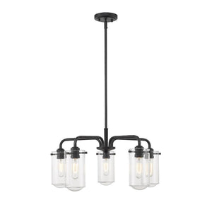 Z-Lite Delaney 5 Light Chandelier 471-5MB-1 Coastal Lighting