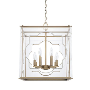 Capital Lighting Eight Light Foyer Chandelier 525681AD Coastal Lighting