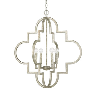 Capital Lighting Ellis Four Light Pendant 4542AS Coastal Lighting