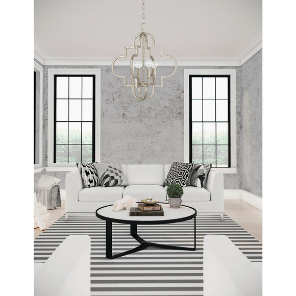 Capital Lighting Ellis Four Light Pendant 4542AS Coastal Lighting