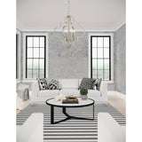 Capital Lighting Ellis Four Light Pendant 4542AS Coastal Lighting