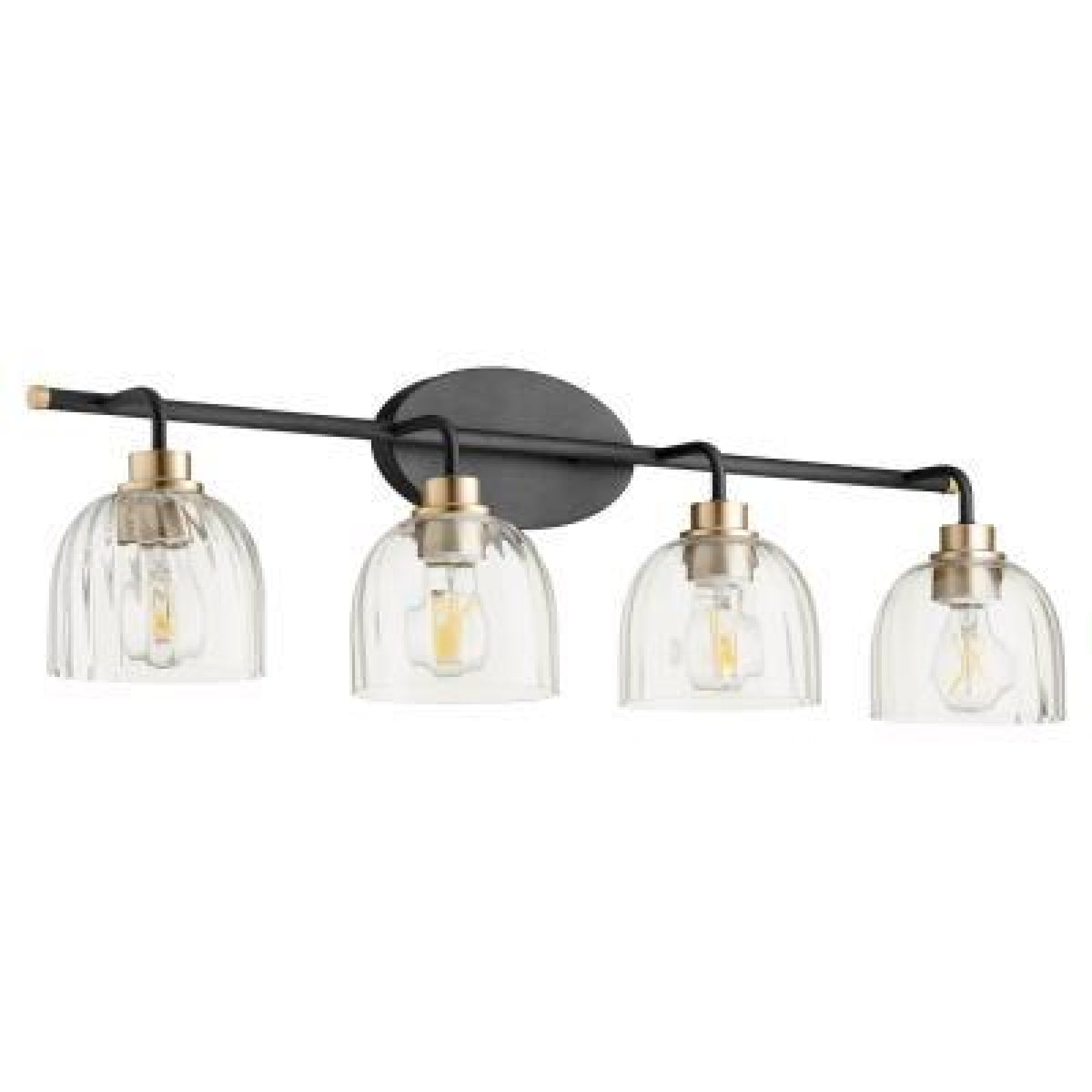 Quorum Espy 4 Light Vanity - NR/AGB 507-4-6980 Coastal Lighting