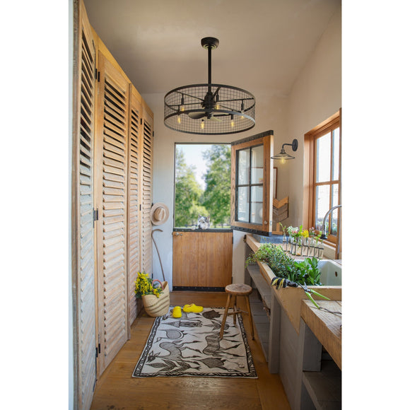Hinkley Finnigan 30 LED Fandelier 904730FMB-LIA Coastal Lighting