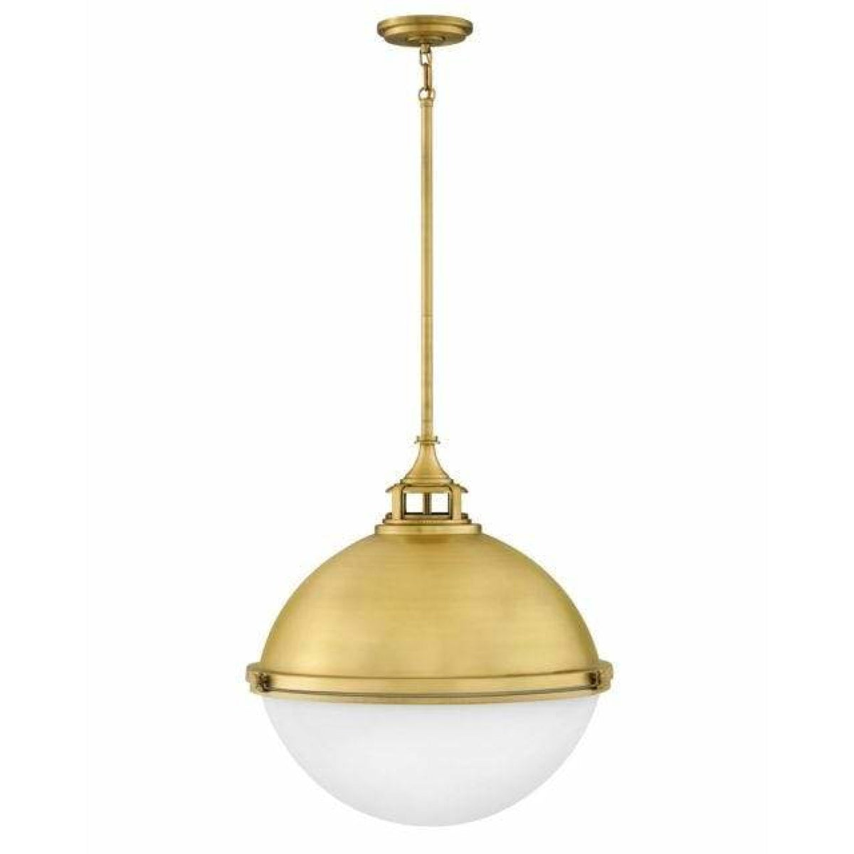 Hinkley Fletcher Orb Pendant 4836SA Large Coastal Lighting