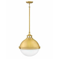 Hinkley Fletcher Orb Pendant 4835SA Medium Coastal Lighting