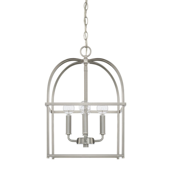 Capital Lighting Four Light Foyer Chandelier 527542BN Coastal Lighting