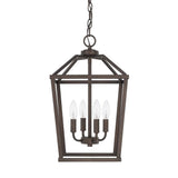 Capital Lighting Four Light Foyer Pendant 522741BZ Coastal Lighting
