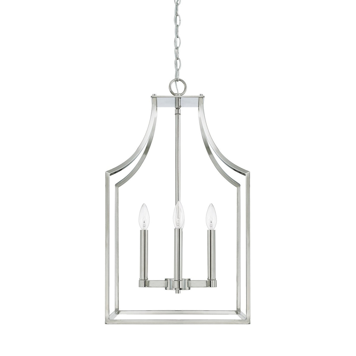 Capital Lighting Four Light Foyer Pendant 520443PN Coastal Lighting