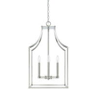Capital Lighting Four Light Foyer Pendant 520443PN Coastal Lighting