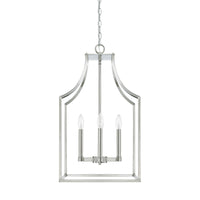 Capital Lighting Four Light Foyer Pendant 520443PN Coastal Lighting