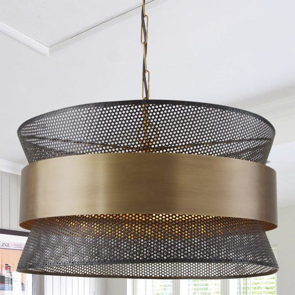Capital Lighting Four Light Pendant 330447PK Coastal Lighting