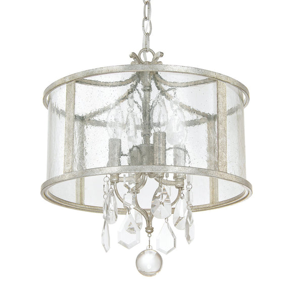 Capital Lighting Four Light Pendant 9484AS-CR Coastal Lighting