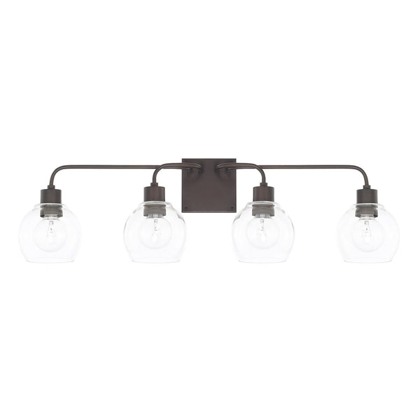 Capital Lighting Four Light Vanity 120041BZ-426 Coastal Lighting