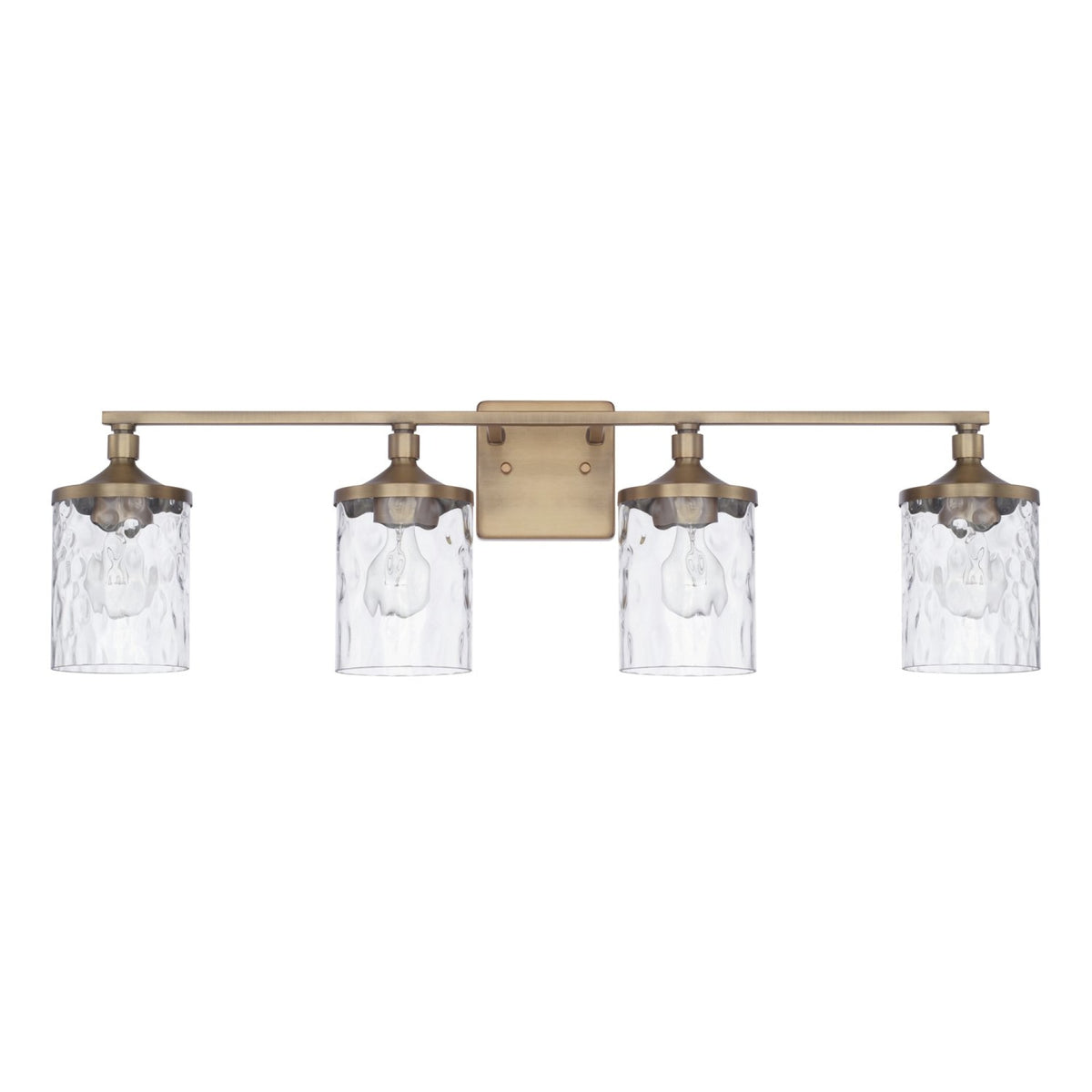 Capital Lighting Four Light Vanity Fixture 128841AD-451 Coastal Lighting