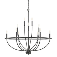 Capital Lighting 12 Light Chandelier 428501MB Coastal Lighting