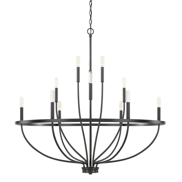 Capital Lighting 12 Light Chandelier 428501MB Coastal Lighting