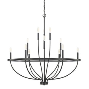 Capital Lighting Greyson 12 Light Chandelier 428501MB Coastal Lighting