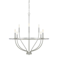 Capital Lighting Eight Light Chandelier 428581BN Coastal Lighting