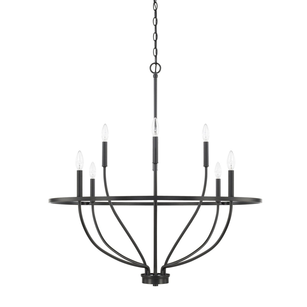 Capital Lighting Eight Light Chandelier 428581MB Coastal Lighting