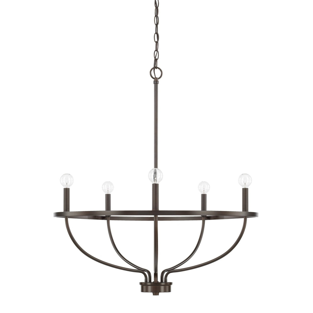 Capital Lighting Five Light Chandelier 428551BZ Coastal Lighting