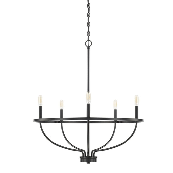 Capital Lighting Five Light Chandelier 428551MB Coastal Lighting