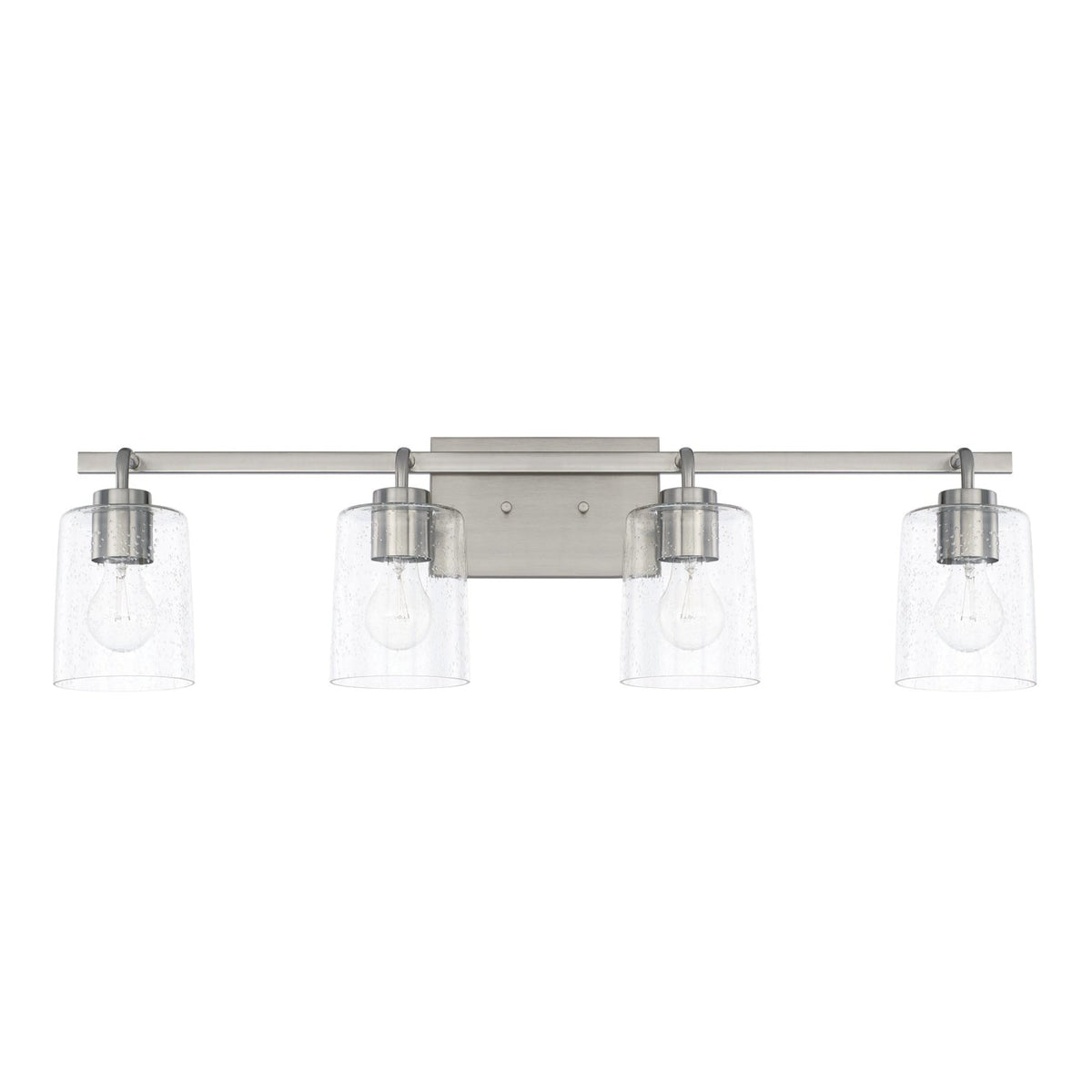 Capital Lighting Greyson Four Light Vanity Fixture 128541BN-449 Coastal Lighting