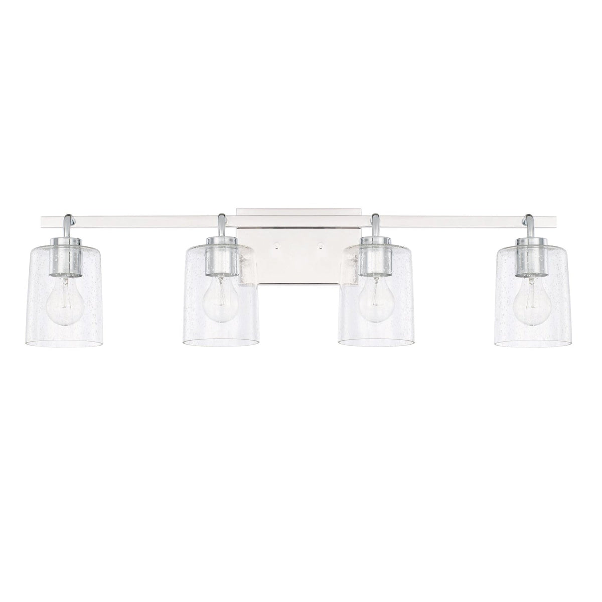 Capital Lighting Greyson Four Light Vanity Fixture 128541CH-449 Coastal Lighting