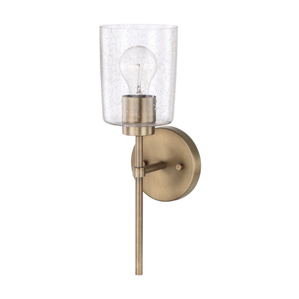 Capital Lighting Greyson One Light Wall Sconce 628511AD-449 Coastal Lighting